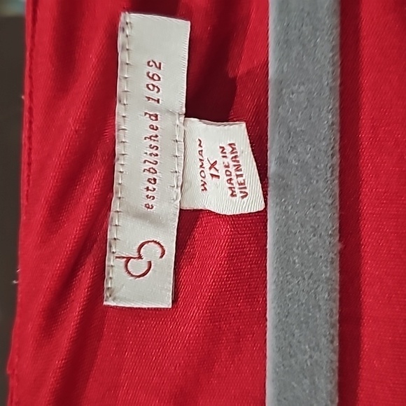 DB established 1962 Ombre blouse red/blk size 1X - Picture 5 of 8